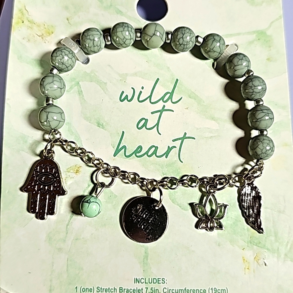 Semi-Precious Charm Bracelet
